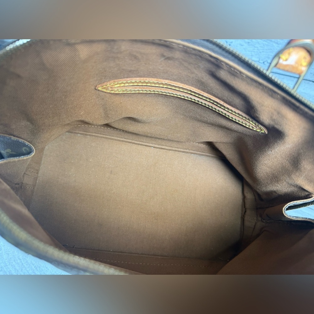 Louis Vuitton Alma Brown Monogram Leather Canvas Handbag - Picture 13 of 16